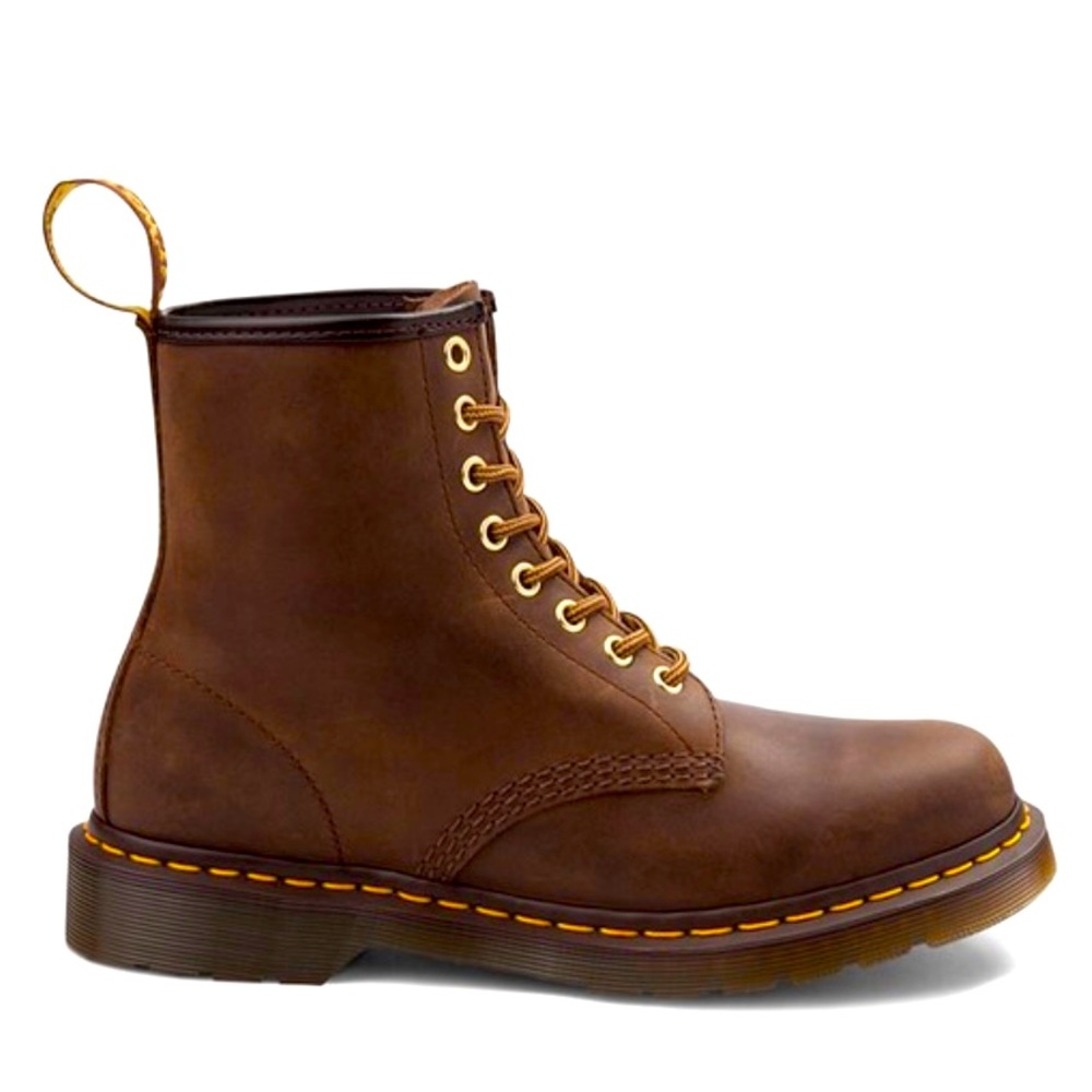 Brown Leather Dr. Martens 1460 W